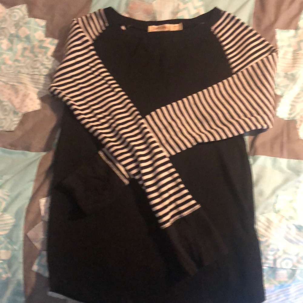 Black and white long sleeve faded glory